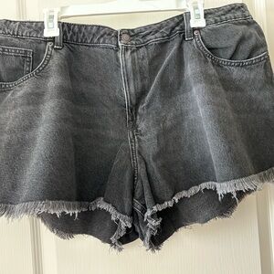 H&M Charcoal Jean Shorts